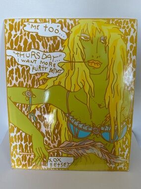 Betsey Johnson “Thursday” art print on foam board - display from store